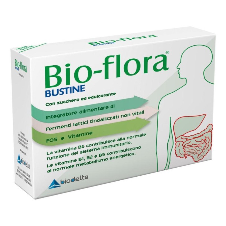 Bioflora Integratore Alimentare Fermenti Lattici 14 Bustine - Biodelta