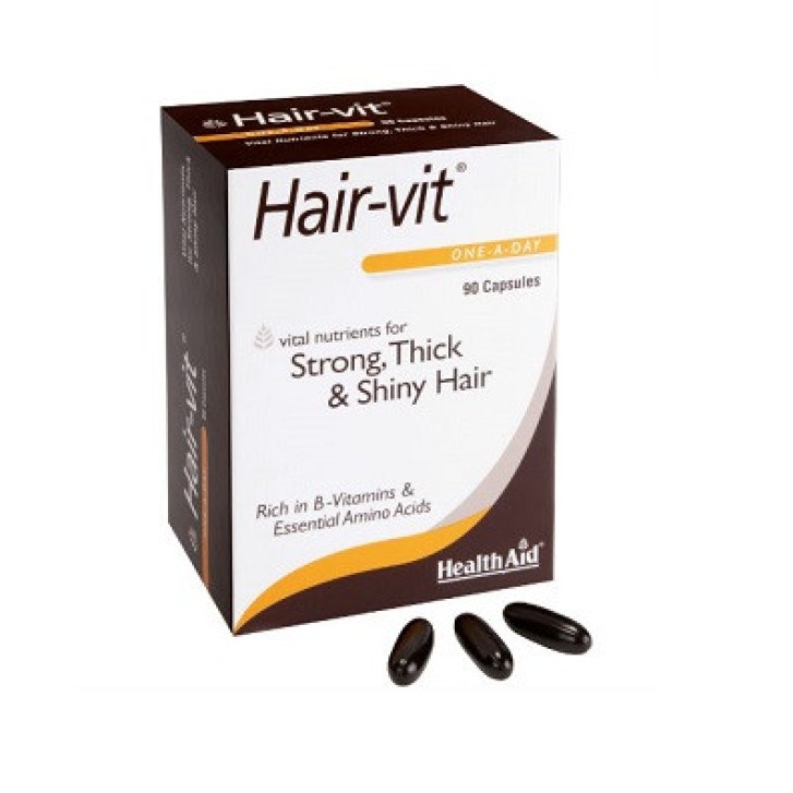 Hairvit Capsule Molli Integratore per Capelli e Unghie 90 Capsule - Healthaid