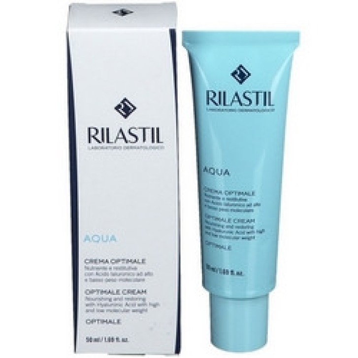 Rilastil Aqua Optimale Crema Idratante per Pelli Normali e Secche 50ml - Rilastil