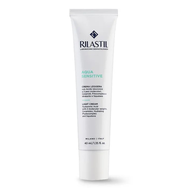 Crema Viso Idratante Rilastil Aqua Sensitive per Pelli Sensibili 40ml - Rilastil Crema Viso Idratante Rilastil Aqua Sensitive per Pelli Sensibili 40ml - Rilastil