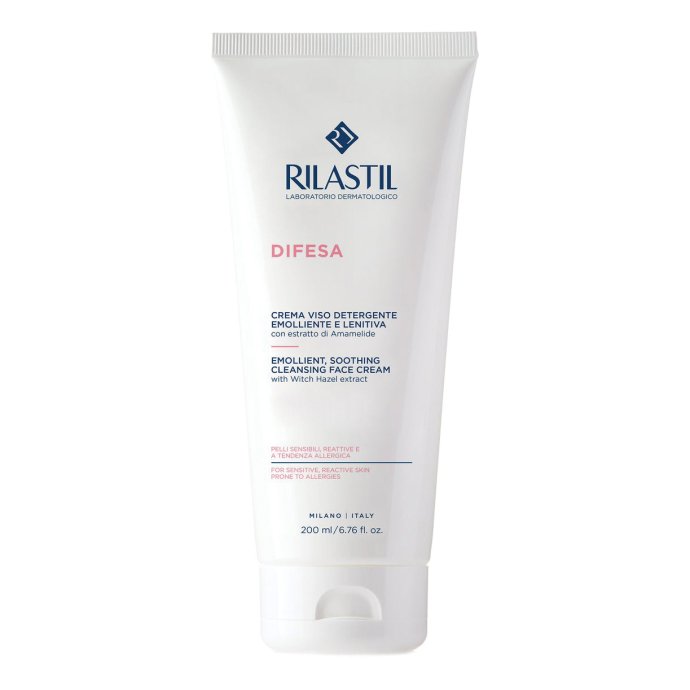 Crema Viso Detergente Emolliente e Lenitiva Rilastil Difesa 200ml - Rilastil