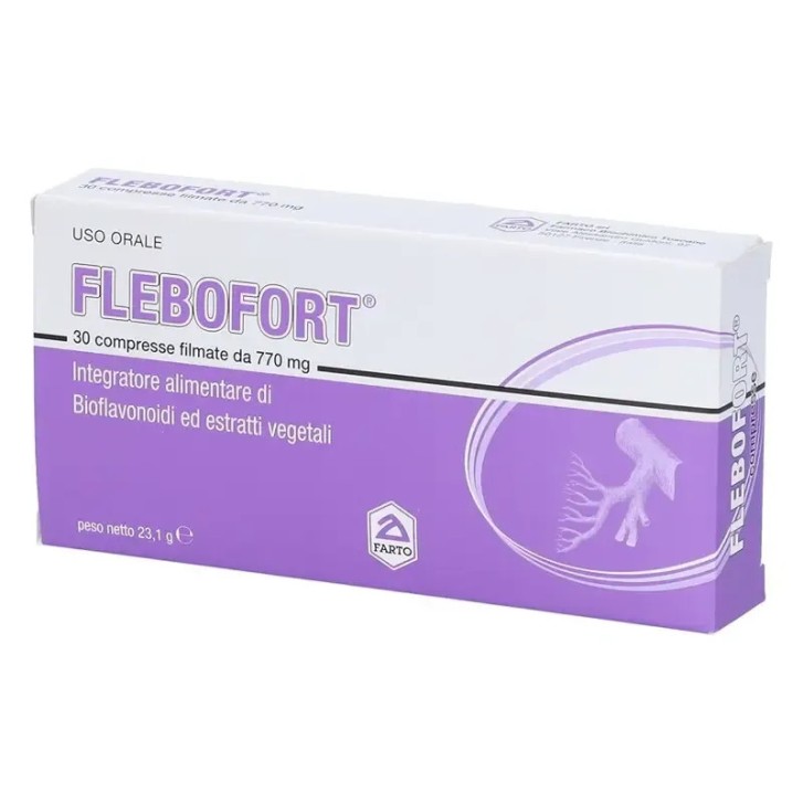 Flebofort Integratore per Microcircolo 30 Compresse - S.F. GROUP