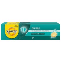 Supradyn Difese Integratore Vitamina C D e Zinco 15 Compresse Effervescenti - Supradyn