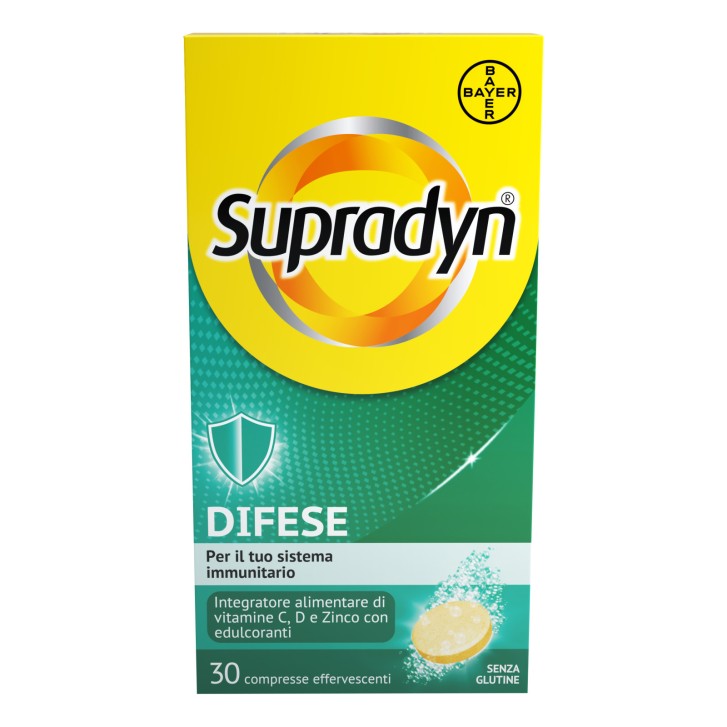 Supradyn Difese Integratore per Sistema Immunitario 30 Compresse Effervescenti - Supradyn Supradyn Difese Integratore per Sistema Immunitario 30 Compresse Effervescenti - Supradyn