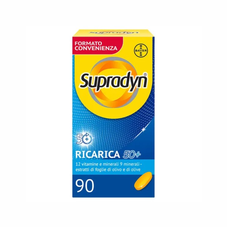 Supradyn Ricarica 50+ Integratore Energetico Multivitaminico 90 Compresse - Supradyn
