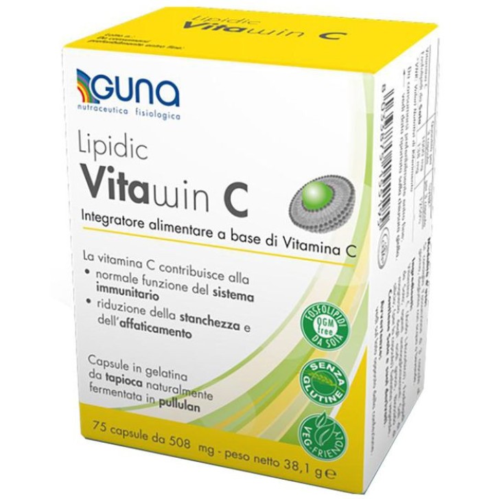 Lipidic Vitawin C Guna Vitamina C, 75 Capsule - Guna Lipidic Vitawin C Guna Vitamina C, 75 Capsule - Guna