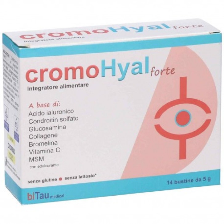 Cromohyal Forte Integratore per Articolazioni 14 Bustine - BiTau Medical