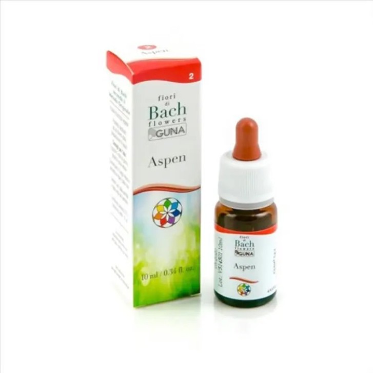 Gocce Fiori di Bach Aspen Ricettività e Centratura 10ml - Guna