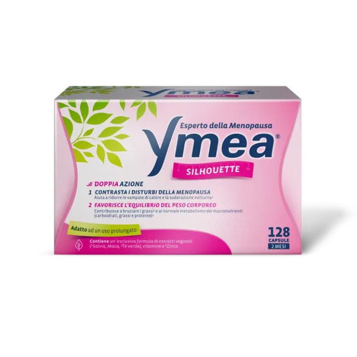 Ymea Silhouette Integratore per Menopausa con Salvia 128 Capsule - Ymea