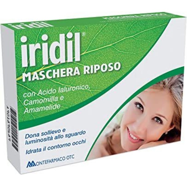 Iridil Maschera Riposo Occhi con Acido Ialuronico Monodose - Iridina