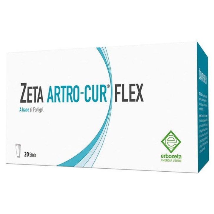 Artro Cur Flex Integratore con Collagene e Acido Ialuronico 20 Stick - Zeta Artro-Cur