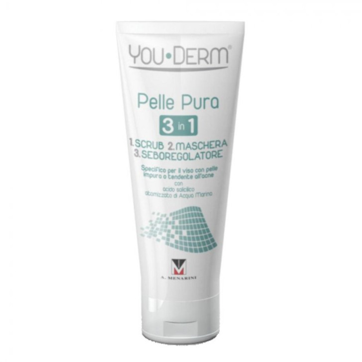 Youderm Pelle Pura Maschera Scrub Seboequilibrante 75ml - Youderm