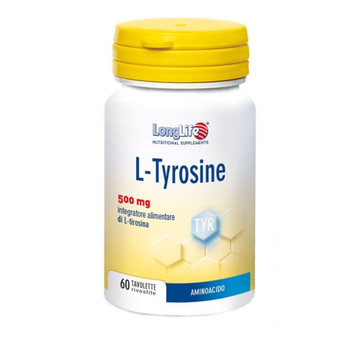 L-Tyrosine 500mg Longlife Integratore - 60 Tavolette