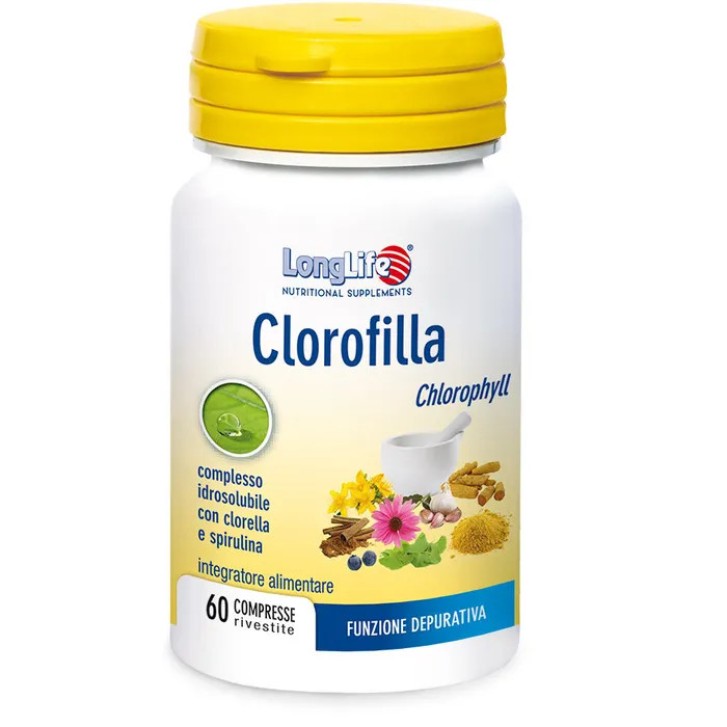 Longlife Clorofilla 60 Compresse Integratore Alimentare - Longlife