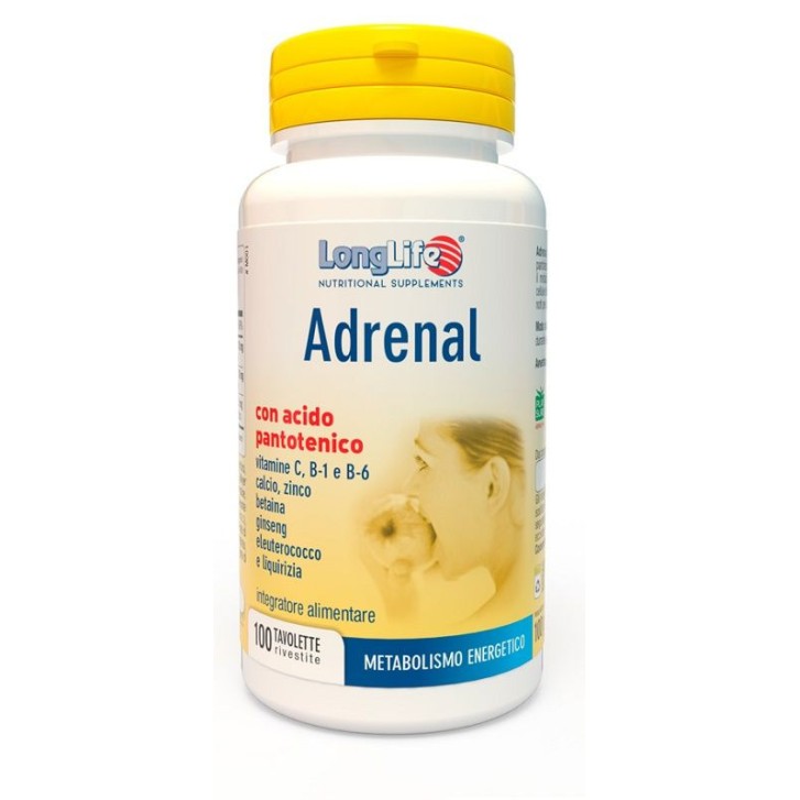 Adrenal Longlife Integratore alimentare 100 Tavolette - Longlife