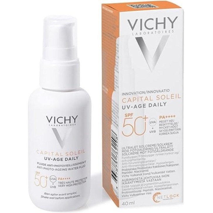 Capital Soleil UV-Age Daily SPF 50+ Fluido Anti-Fotoinvecchiamento 40ml - Vichy