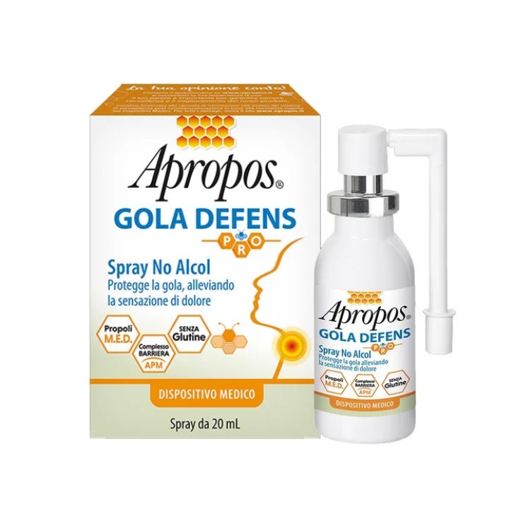 Apropos Gola Defens Pro Spray No Alcol 20ml - Apropos