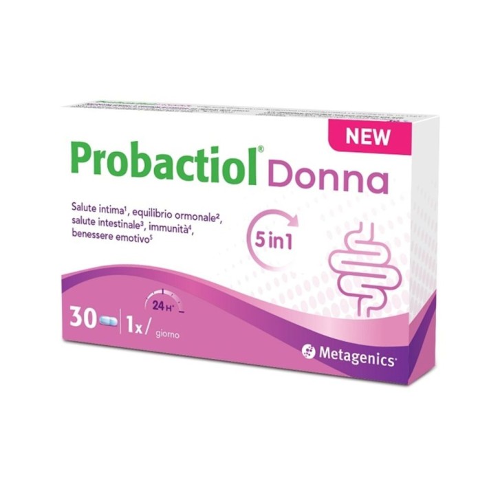 Probactiol Donna Integratore Fermenti Lattici per l\'Equilibrio Urogenitale e Intestinale 30 Capsule - Probactiol Probactiol Donna Integratore Fermenti Lattici per l\'Equilibrio Urogenitale e Intestinale 30 Capsule - Probactiol