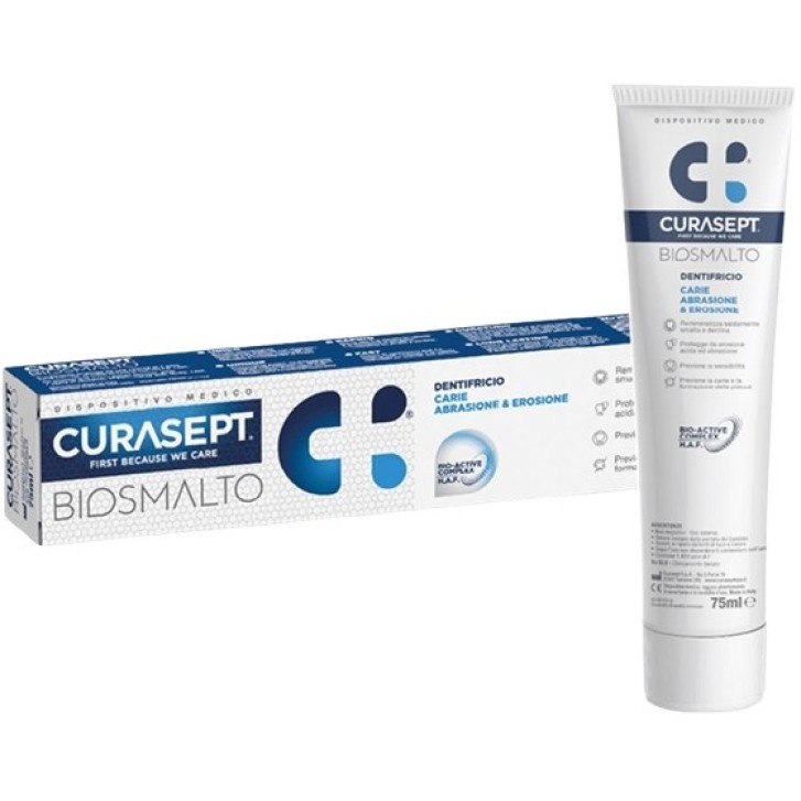 Biosmalto Protezione Carie Dentifricio 75 ml - Curasept
