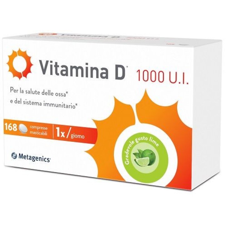 Vitamina D 1000 U.I. Compresse Masticabili 168 Unità - Metagenics