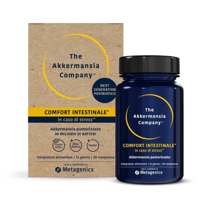 Akkermansia Intestino Integratore Benessere Digestivo 30 Compresse - Metagenics