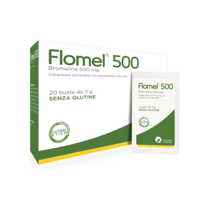 Flomel 500 Integratore Alimentare Drenante 20 Bustine - Esserre Pharma