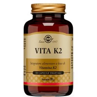 Vita K2 Integratore Vitamina K2 Naturale 50 Capsule - Solgar Vita K2 Integratore Vitamina K2 Naturale 50 Capsule - Solgar