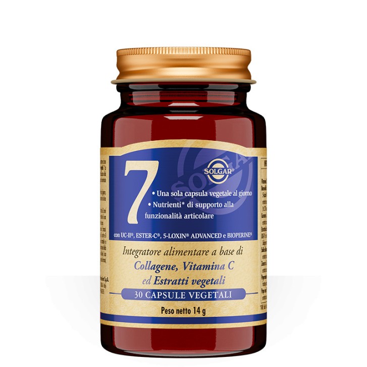Solgar 7 Integratore per Articolazioni 30 Capsule Vegetali - Solgar