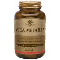 Vita MetaB12 Integratore Vitaminico Compresse Orosolubili 30 Compresse - Solgar Vita MetaB12 Integratore Vitaminico Compresse Orosolubili 30 Compresse - Solgar