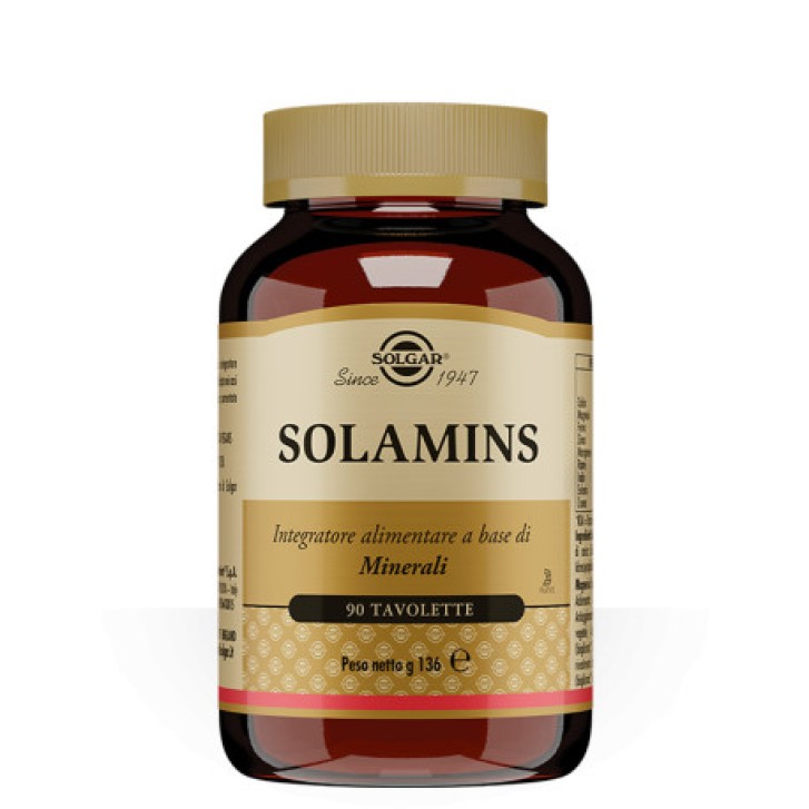 Solamins Integratore di Minerali 90 Tavolette - Solgar