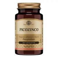Picozinco Integratore di Zinco Picolinato 100 Tavolette - Solgar Picozinco Integratore di Zinco Picolinato 100 Tavolette - Solgar