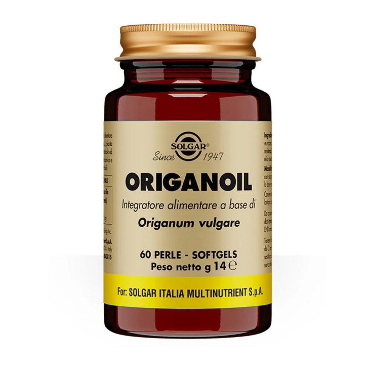 Origanoil Integratore per Motilità Intestinale 60 Perle Softgel - Solgar Origanoil Integratore per Motilità Intestinale 60 Perle Softgel - Solgar
