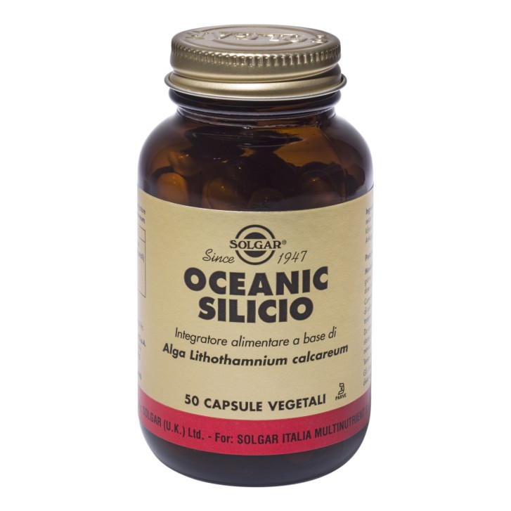 Oceanic Silicio Integratore per Ossa e Capelli 50 Capsule Vegetali - Solgar Oceanic Silicio Integratore per Ossa e Capelli 50 Capsule Vegetali - Solgar