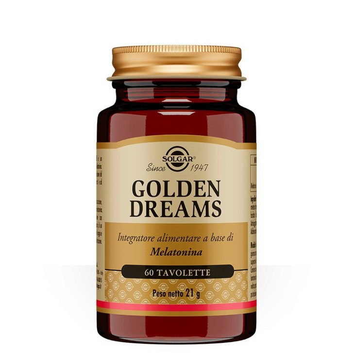 Golden Dreams Integratore Melatonina 60 Tavolette - Solgar