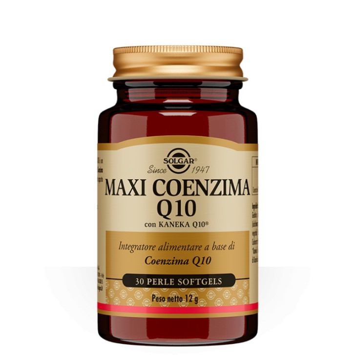 Maxi Coenzima Q10 100mg Integratore Antiossidante 30 Perle - Solgar Maxi Coenzima Q10 100mg Integratore Antiossidante 30 Perle - Solgar