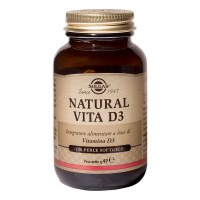 Natural Vita D3 Integratore Benessere Ossa e Sistema Immunitario 100 Perle Softgels - Solgar Natural Vita D3 Integratore Benessere Ossa e Sistema Immunitario 100 Perle Softgels - Solgar