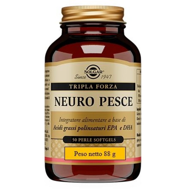 Neuro Pesce Integratore Omega 3 50 Perle Softgels - Solgar