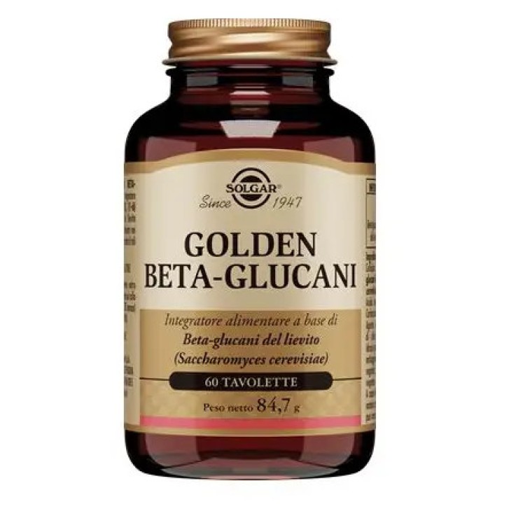 Golden Beta Glucani Integratore Supporto Immunitario 60 Tavolette - Solgar