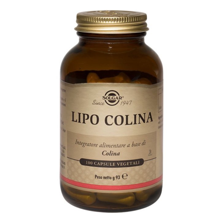 Lipo Colina Integratore Alimentare 100 Capsule Vegetali - Solgar