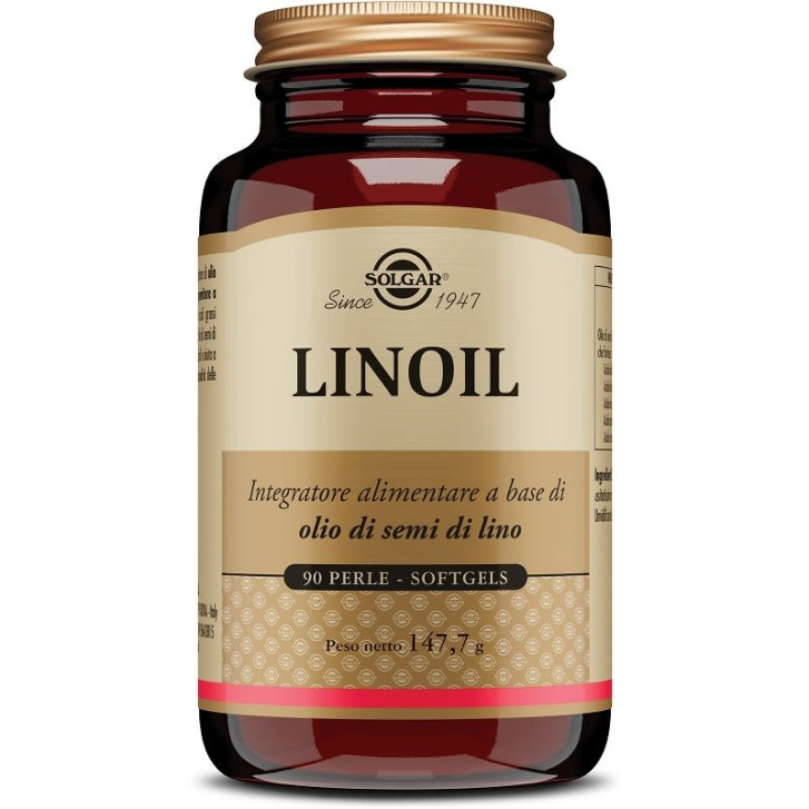 Linoil Integratore Olio di Semi di Lino 90 Perle - Solgar