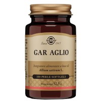 Gar Aglio Integratore Supporto Cardiovascolare 100 Perle Softgels - Solgar Gar Aglio Integratore Supporto Cardiovascolare 100 Perle Softgels - Solgar