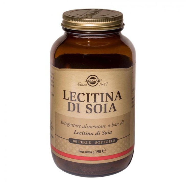 Lecitina di Soia 1200 Integratore in Perle 100 Softgels - Solgar