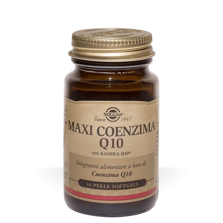 Maxi Coenzima Q10 Integratore Antiossidante 30 Perle - Solgar Maxi Coenzima Q10 Integratore Antiossidante 30 Perle - Solgar