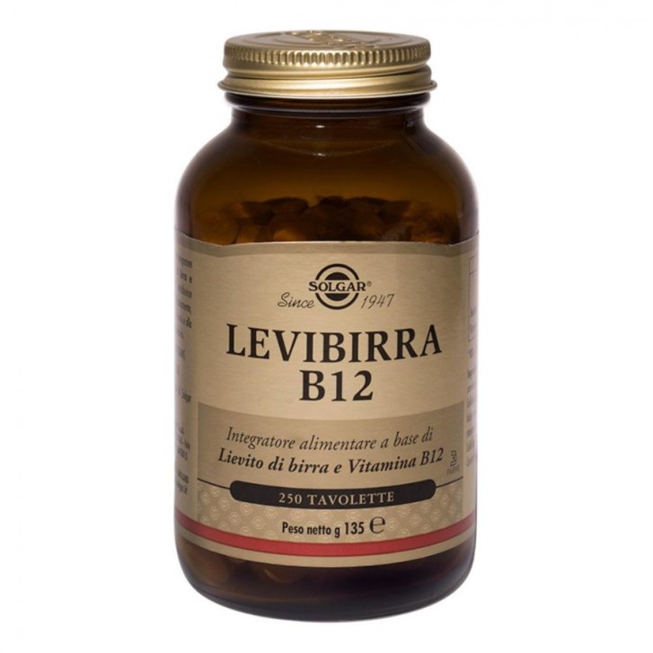 Levibirra B12 Integratore Alimentare 250 Tavolette - Solgar