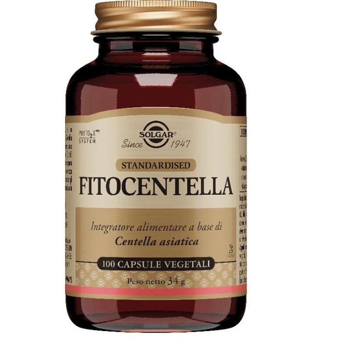 Fitocentella Integratore per Microcircolo 100 Capsule Vegetali - Solgar Fitocentella Integratore per Microcircolo 100 Capsule Vegetali - Solgar