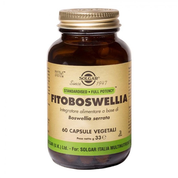 Fitoboswellia Integratore per Articolazioni 60 Capsule Vegetali - Solgar