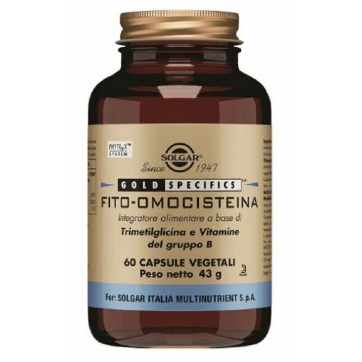 Fito Omocisteina Integratore per Colesterolo in Capsule Vegetali 60 pz - Solgar