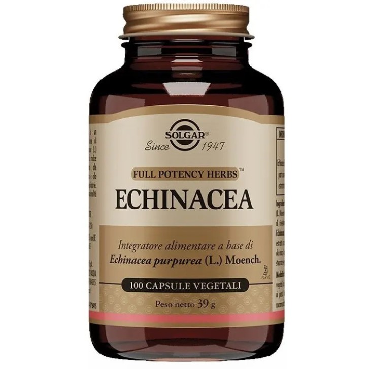 Echinacea Integratore Naturale per Difese Immunitarie 100 Capsule Vegetali - Solgar Echinacea Integratore Naturale per Difese Immunitarie 100 Capsule Vegetali - Solgar