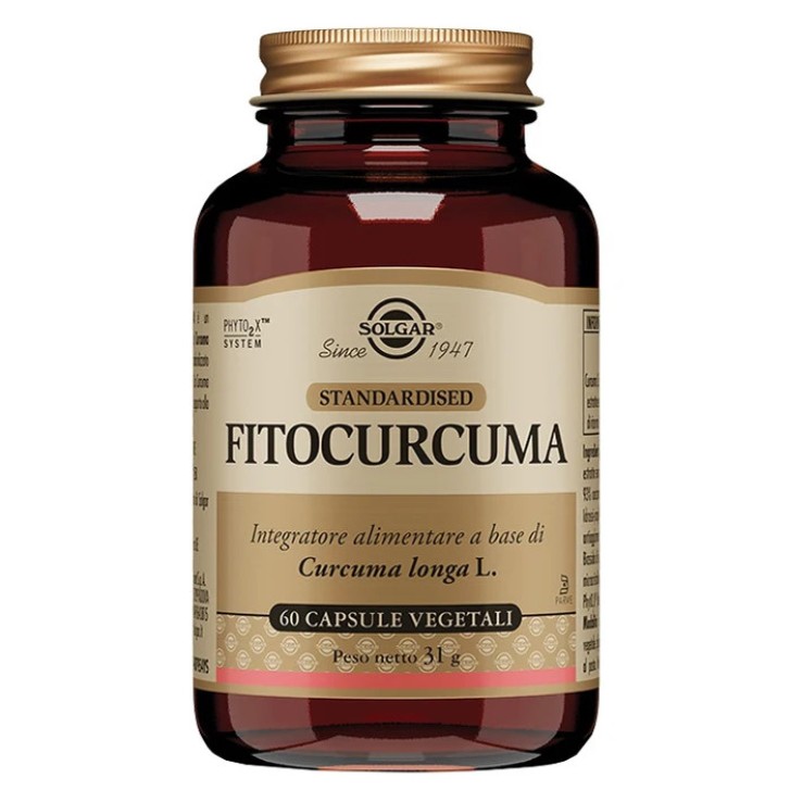 Fitocurcuma Integratore Antiossidante 60 Capsule Vegetali - Solgar