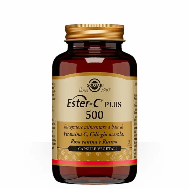 Ester-C Plus 500 Integratore di Vitamina C 100 Capsule Vegetali - Solgar Ester-C Plus 500 Integratore di Vitamina C 100 Capsule Vegetali - Solgar
